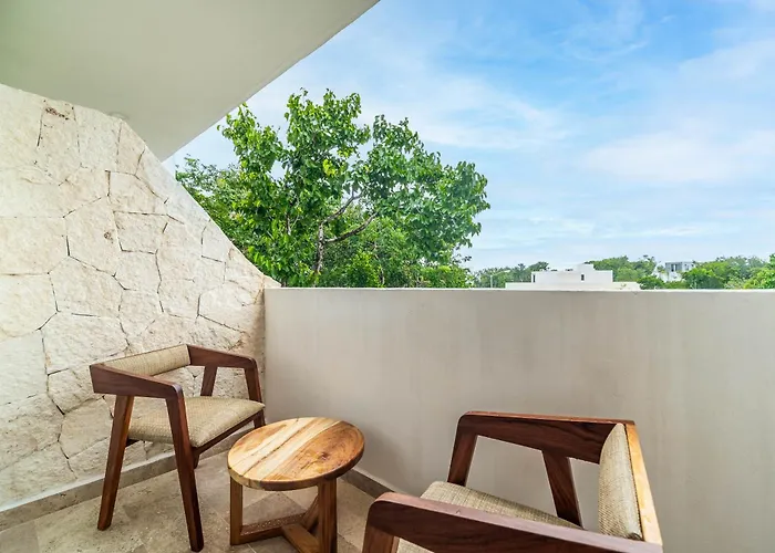 King With Balcony, Gym, Rooftop Pool Holiday home Tulum